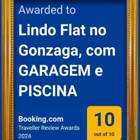 شقة Lindo Flat No Edificio Cosmopolitan, Com Garagem E Piscina سانتوس المظهر الخارجي الصورة