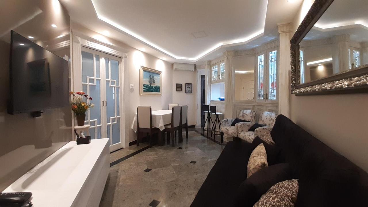 شقة Lindo Flat No Edificio Cosmopolitan, Com Garagem E Piscina سانتوس المظهر الخارجي الصورة