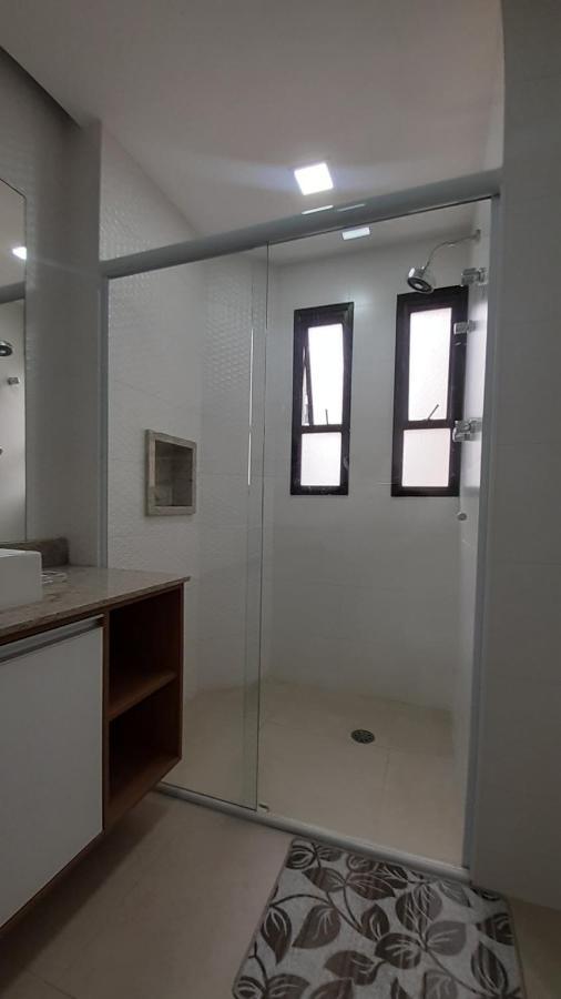 شقة Lindo Flat No Edificio Cosmopolitan, Com Garagem E Piscina سانتوس المظهر الخارجي الصورة