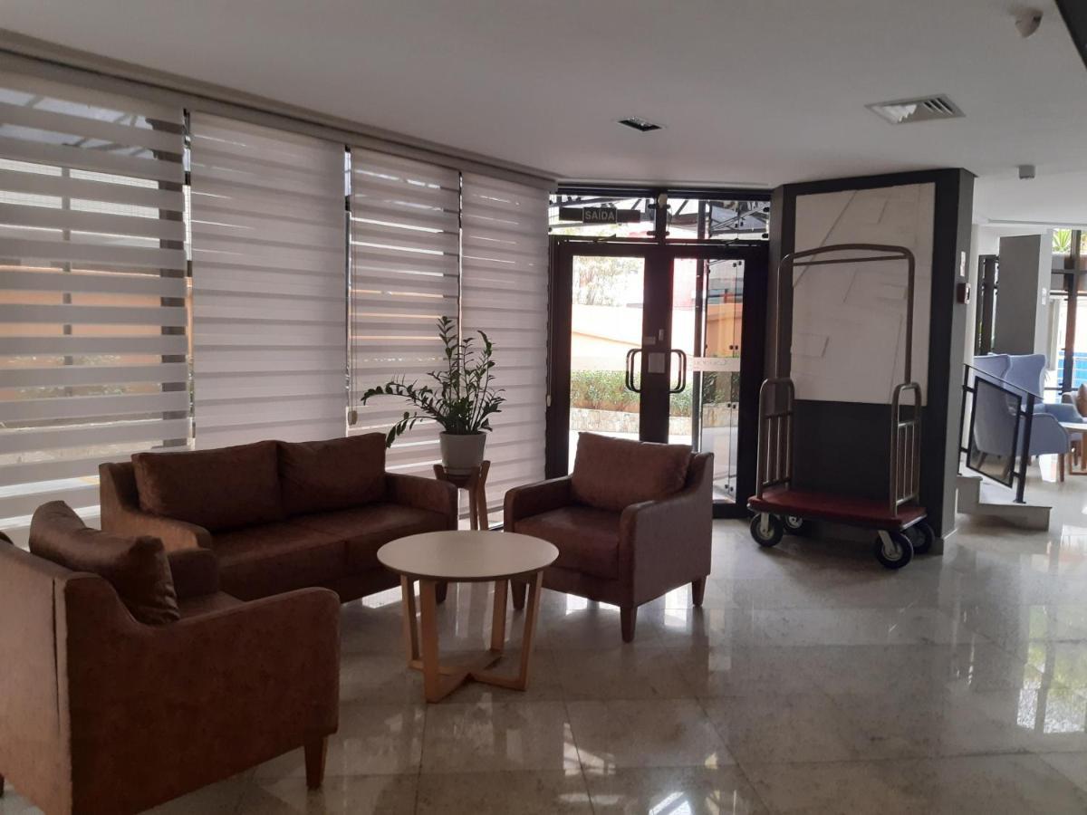 شقة Lindo Flat No Edificio Cosmopolitan, Com Garagem E Piscina سانتوس المظهر الخارجي الصورة