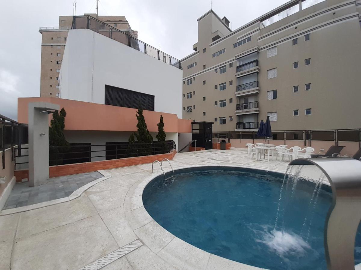 شقة Lindo Flat No Edificio Cosmopolitan, Com Garagem E Piscina سانتوس المظهر الخارجي الصورة