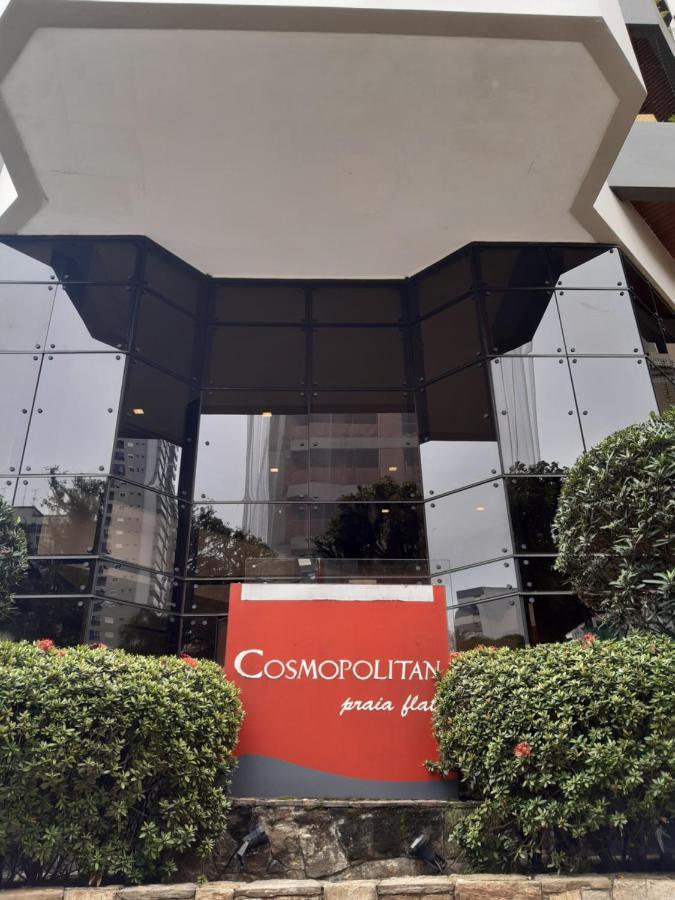 شقة Lindo Flat No Edificio Cosmopolitan, Com Garagem E Piscina سانتوس المظهر الخارجي الصورة